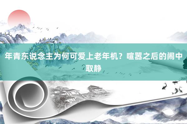 年青东说念主为何可爱上老年机？喧嚣之后的闹中取静