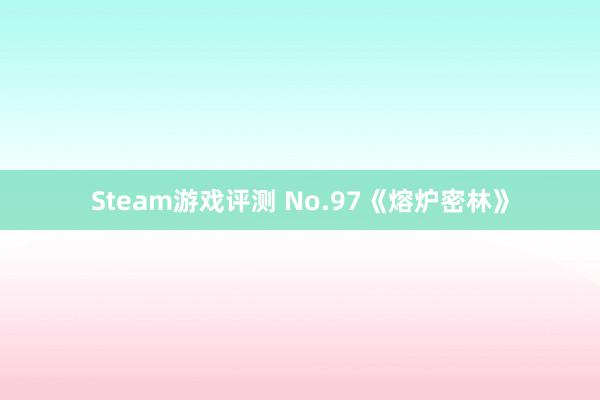 Steam游戏评测 No.97《熔炉密林》